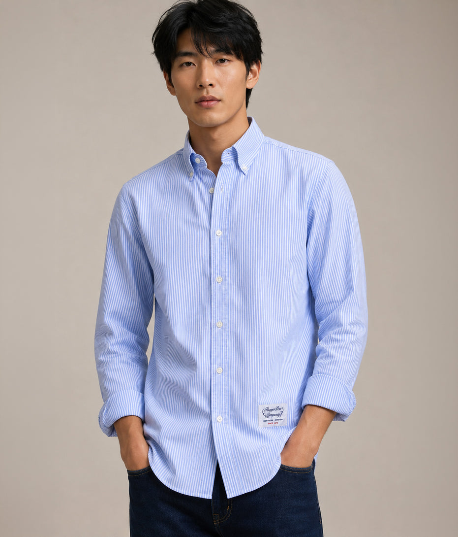Camicia Rogers Peet Company Blu a righe