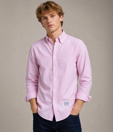 Camicia Rogers Peet Company Rosa a righe