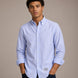 Camicia Rogers Peet Company celeste a righe