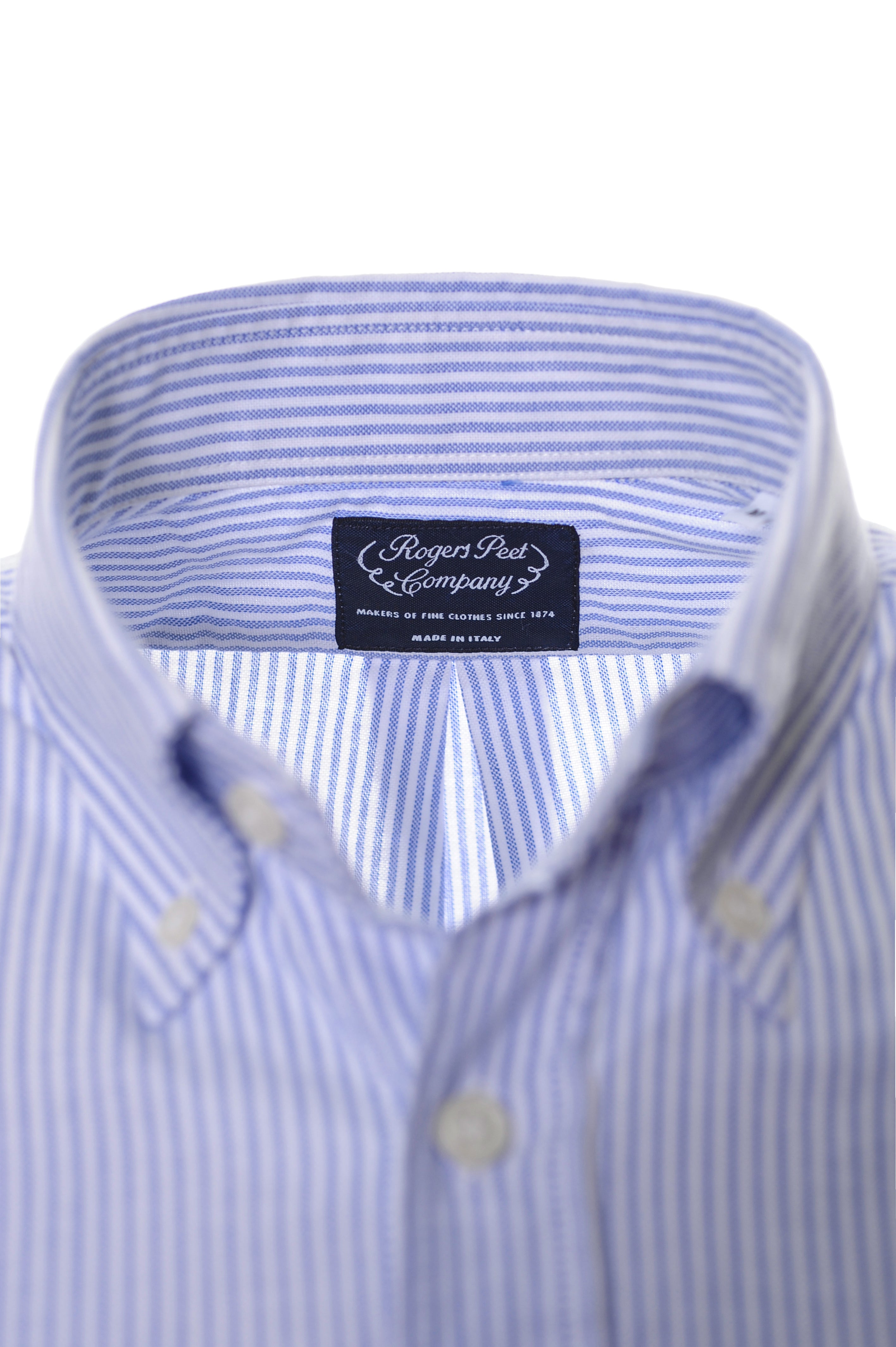 Camicia Rogers Peet Company Blu a righe