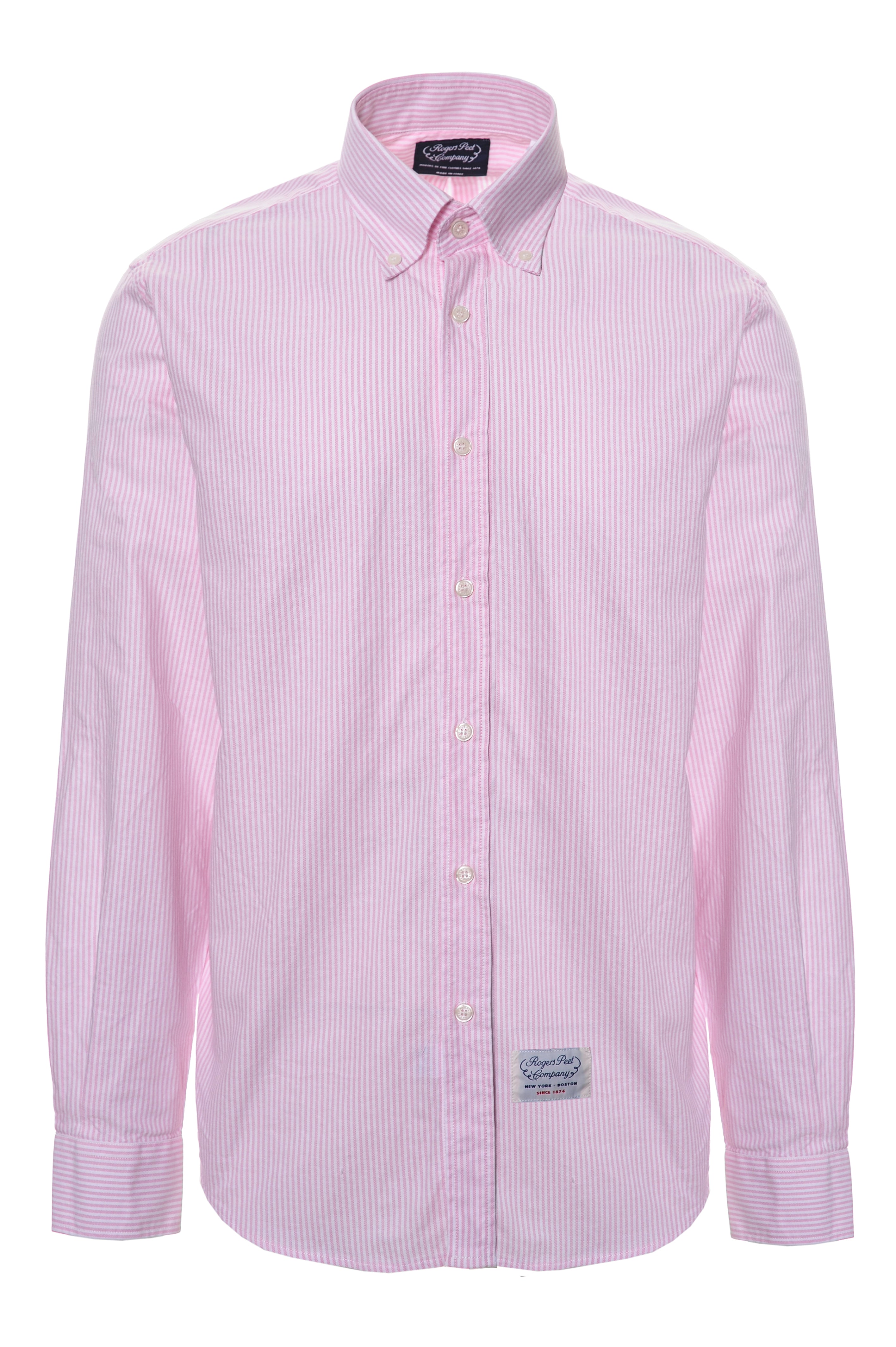 Camicia Rogers Peet Company Rosa a righe