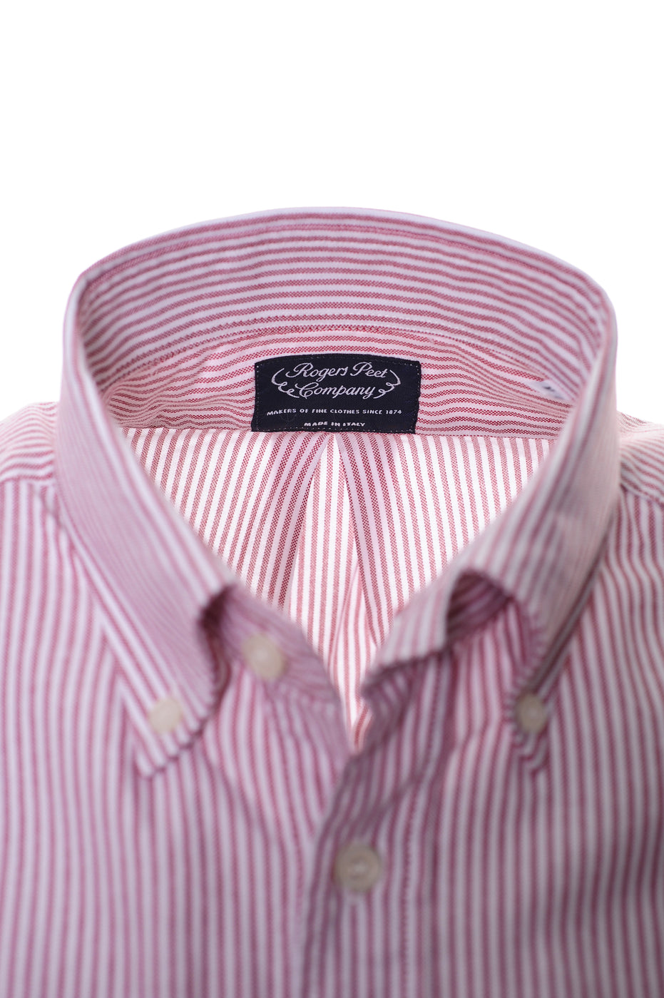 Camicia Rogers Peet Company Bordeaux a righe